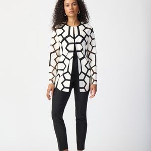 Genuine Lambskin Leaf Lazer shaped pieces Appliqué-M Jacket- Hand Crafted